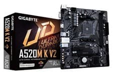 Image of Gigabyte A520M K V2 Ultra Durable AMD AM4 Socket Motherboard, Micro-ATX, 2x DDR4