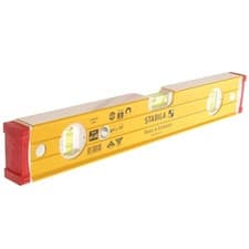 Image of Stabila Magnetic Spirit Level 96-2-M Double Plumb Pro