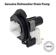 Image of Genuine Bush BFSSAE12B BFSSAE12W Dishwasher Drain Pump Motor