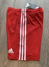 Image of Adidas Boys Red Squad 21 Running Shorts Age 13-14 Years -BNWT-