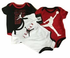 Image of NIKE AIR JORDAN Baby Boy 3-5 Piece Bodysuit Sets,Short & Long Sleeve; Szs 3M-24M