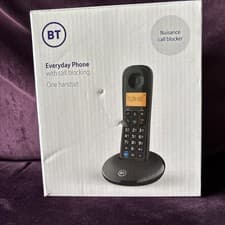 Image of BT 090661 DECT Digital Cordless Telephone Nuisance Call Blocker - Black