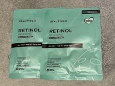 Image of Beautypro Retinol Renewing Facial Sheet Mask X 2