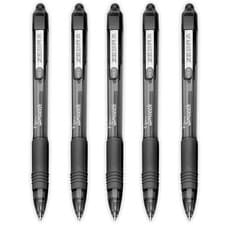Image of Zebra Z-Grip Smooth Retractable Ballpoint Pen Black Ink Pack of 5