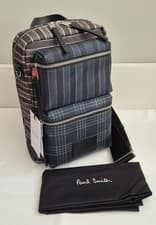 Image of Paul Smith Bag Mixed Check and Stripe Sling Bag