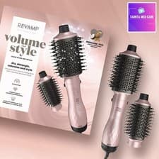Image of Revamp Progloss Volume & Style Hot Blow Dry Detangle Brush Styler 1200w-DR2600GB