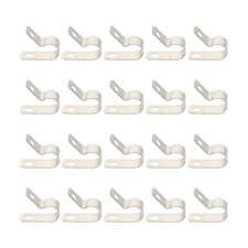 Image of 2 Count Metal Cable Clips Fasteners Clamp for Stainless Steel Type Clamps