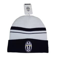 Image of Men's White Juventus FC Beanie Hat