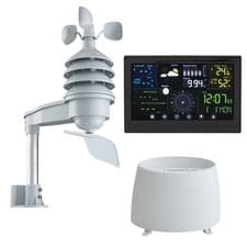 Image of 5-in-1 Wireless Weather Station with Color Display, Wind & Rain Outdoor Sensor