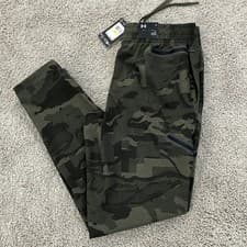 Image of NEW Under Armour Unstoppable Cargo Pants Mens Size MEDIUM Green Camo