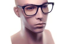 Image of TOM FORD Blue Block Eyeglasses FT5662 001 56mm Mens Large Square Frames BLACK