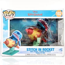 Image of Funko Pop! Rides: Disney - Lilo & Stitch - Stitch in Rocket #102 New in Box!