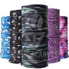 Image of Neck Warmer Snood Scarf Gaiter Tube Balaclava Face Mask Comfortable Bandana