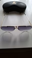 Image of Carrera 1016/s 00108/08 Gold Square 1016/s Sunglasses 64-11-145