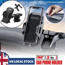 Image of 360°Car Phone Holder Universal Mount Mobile Windshield Dashboard/Air 2 IN 1
