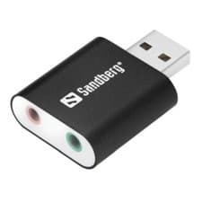 Image of Sandberg External Soundcard, USB, 5 Year Warranty - 133-33