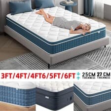 Image of LUXURY ORTHOPAEDIC POCKET 4000 SPRUNG MATTRESS 3FT 4FT6 5FT KING SIZE