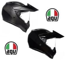 Image of Motorcycle AGV AX9 Solid Full Face Motorbike Adventure Touring ECE 22.06 Helmet