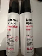 Image of B. Tan Mousse 'Just Shut Up and Sun Kiss Me' Medium Gradual 2-Pack 300ml Bottles