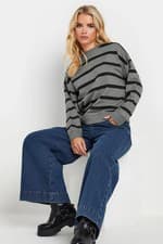 Image of PixieGirl Petite Women's Stripe Sweatshirt