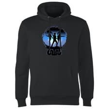 Image of Official Harry Potter Silhouette Attack Adults Hoodie - Black