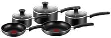 Image of Tefal Essential Non-Stick  5 Pieces Cookware Saucepan Set