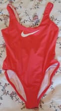Image of NIKE Girl's Coral Low Back One Piece Swimsuit [S]