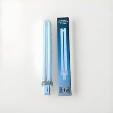 Image of CROMPTON 11W 2 pin 840 Colour S Type Compact Fluorescent Pack Of 2