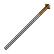 Image of 10mm Carbide 90° Bi-face 4 Flute Long Series Milling Cutter with Hard-X Coating