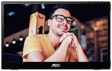 Image of AOC 15.6 Inch Monitor 16T3EA Portable Monitor Full HD 1080p 60Hz 4ms USB-C