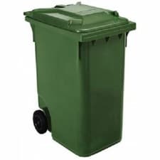 Image of 240 Litre Green or Black Wheelie Bin - Heavy Duty HDPE
