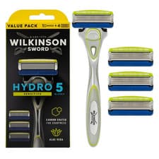 Image of Wilkinson Sword Hydro 5 Sensitive Razor For Men, Handle & 4 Cartridges