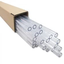 Image of XSPC Rigid PETG 14mm Clear 1m Tubing - 20 Pack