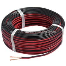 Image of Speaker Cable Red & Black 2 x 0.5mm Twin Audio Wire Hi-Fi Car Audio Home Cinema
