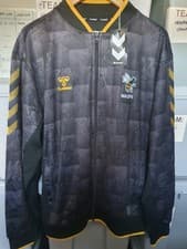 Image of Men's Authentic Hummel Wasps rugby Track top Long Sleeve zip Jacket Xl Xlarge