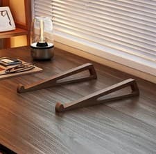 Image of Portable Bamboo Laptop Stand
