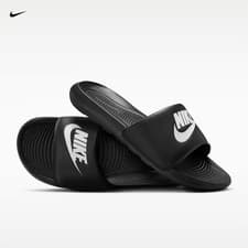 Image of Nike Victori One Slide Black/White CN9675-002 Men's Size 8 - New in Box