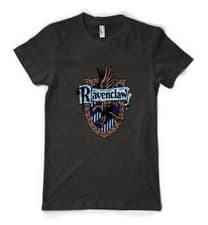 Image of House Ravenclaw Shield Potter Wizard Personalised Unisex Kids T Shirt