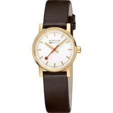 Image of Mondaine Ladies Watch Wristwatch 30 MM MSE.30112.LGV evo2 Leather