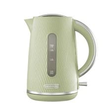 Image of Daewoo Cascade 1.7L Electric Jug Kettle Sage Ribbed Texture Design SDA2774GE