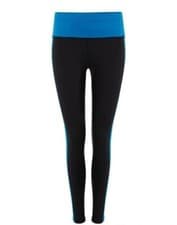 Image of New genuine BIBA Airtex Panel Gym Legging Turquoise/Black Medium