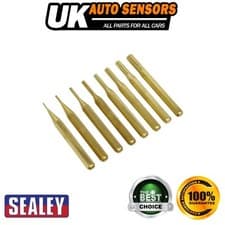 Image of Sealey Brass Pin Punch Set 8pc AKB08