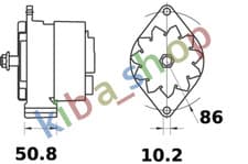 Image of ALTERNATOR 28V 50A