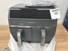 Image of Instant Pot Vortex Dual 8L Air Fryer Removable Trays Touch Function Truffle Grey