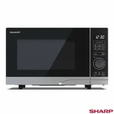 Image of Sharp 20 Litre 700W Solo Digital Microwave, YC-PS204AU-S -Silver