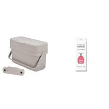 Image of Bundle of Joseph 30046 Compo 4 Easy-fill Food Waste Caddy-4 White