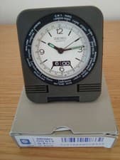 Image of Vintage SEIKO QQ512N World Time Travel Alarm Clock - Made in Japan - c1990 - NEW