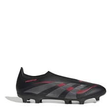 Image of ADIDAS Mens Black Predator League Laceless FG Football Boots UK 10 NEW Ref 1810