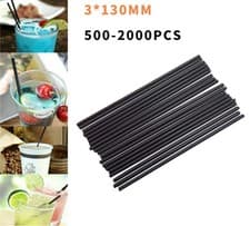 Image of 500-2000+ Whisky Vodka Cocktail Straws Plastic 5" Birthday Wedding Pub party