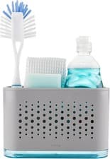 Image of Minky Slimline Sink Tidy, Sink Caddy with Removable Drip Tray, Kitchen Storage